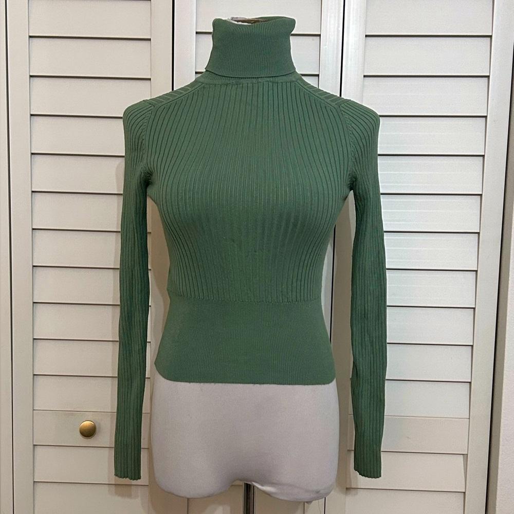 ZARA- Ribbed turtleneck sweater Zara